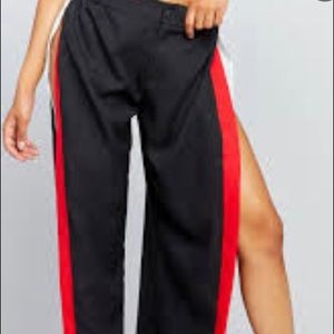Hot & Delicious Tuxedo Snap Pants Sz M